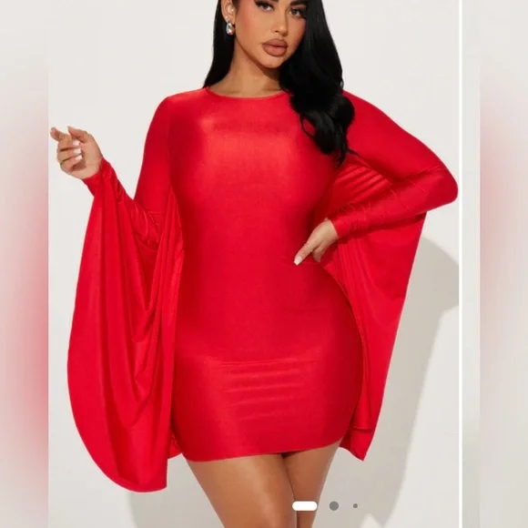 Fashion Nova Luxxel red Dress - Picture 1 of 3